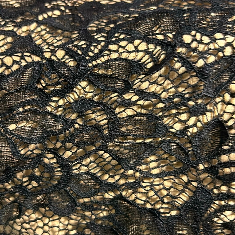 Black and tan dress. With tags never worn